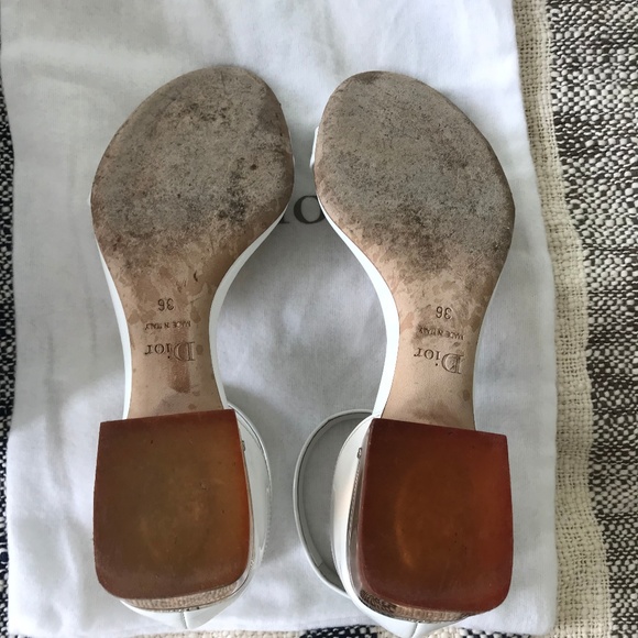 Dior Patent Leather Sandals - Picture 6 of 8